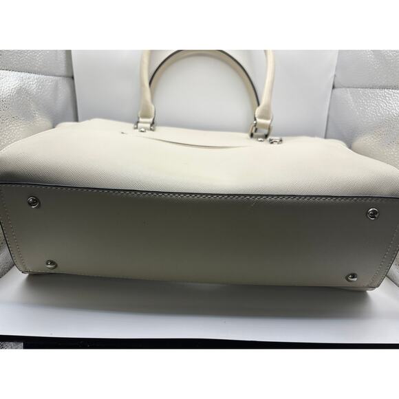 Michael Kors Saffiano Cream Medium Satchel - Picture 3 of 8